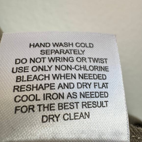 Pink Rose Top Size L Olive Green Modal Front Tie Short Sleeve Boho Basic Fall - Picture 7 of 10